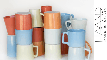 eshop at Haand Pottery's web store for Made in the USA products