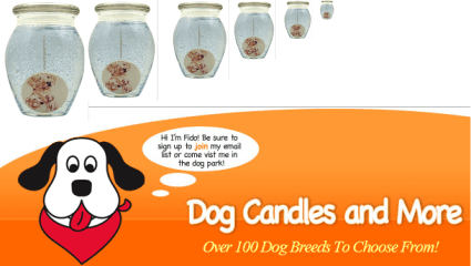 eshop at Dog Candles & More's web store for Made in America products