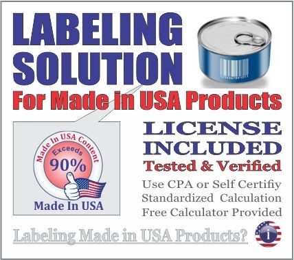 Labeling Solution for Made in USA Products